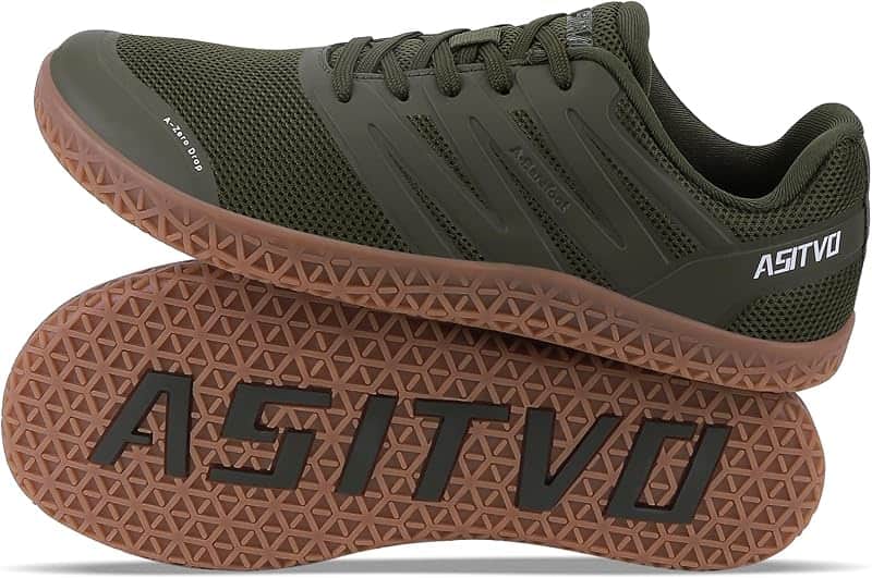 Wide Men's Barefoot Zero Drop Sole Minimalist Sneakers Walking Shoes