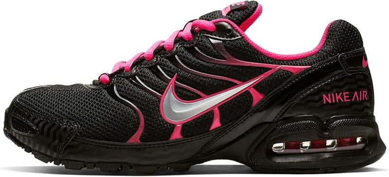 Women's Air Max Torch 4 Running Sneaker (Black/Metallic Silver/Pink Flash, Numeric_9_Poin…