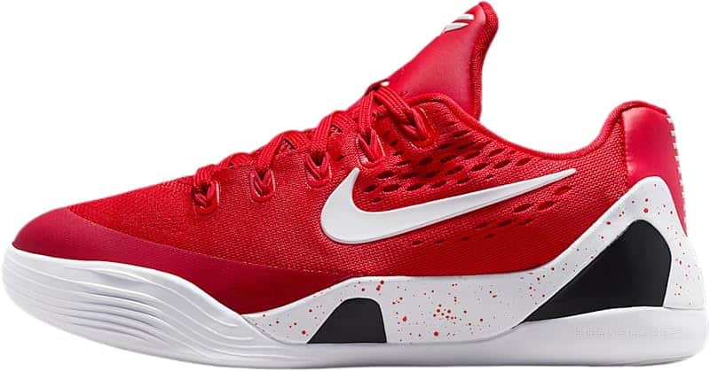 Kobe IX Big Kids' Basketball Shoes (University Red/White)