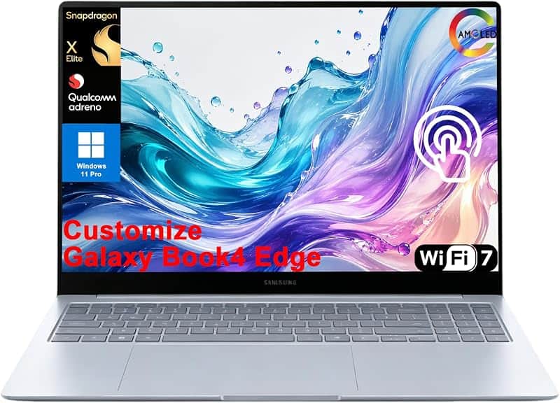 Customized Laptop Made with Samsung Galaxy Book4 Edge AI Business Laptop (9 Series) | 16"…