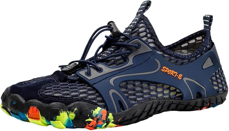 Men's Quick-Drying Water Shoes Non-Slip Breathable Mesh Outdoor Aqua Sneakers for Fishing…
