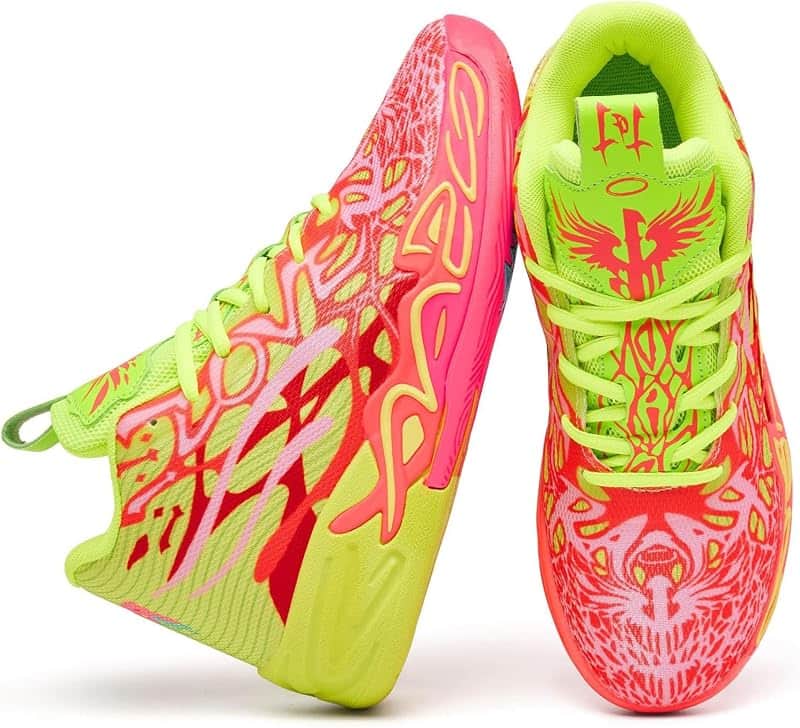 Mens High Top Basketball Shoes Fashion Breathable Non Slip Outdoor Sneakers Comfortable C…