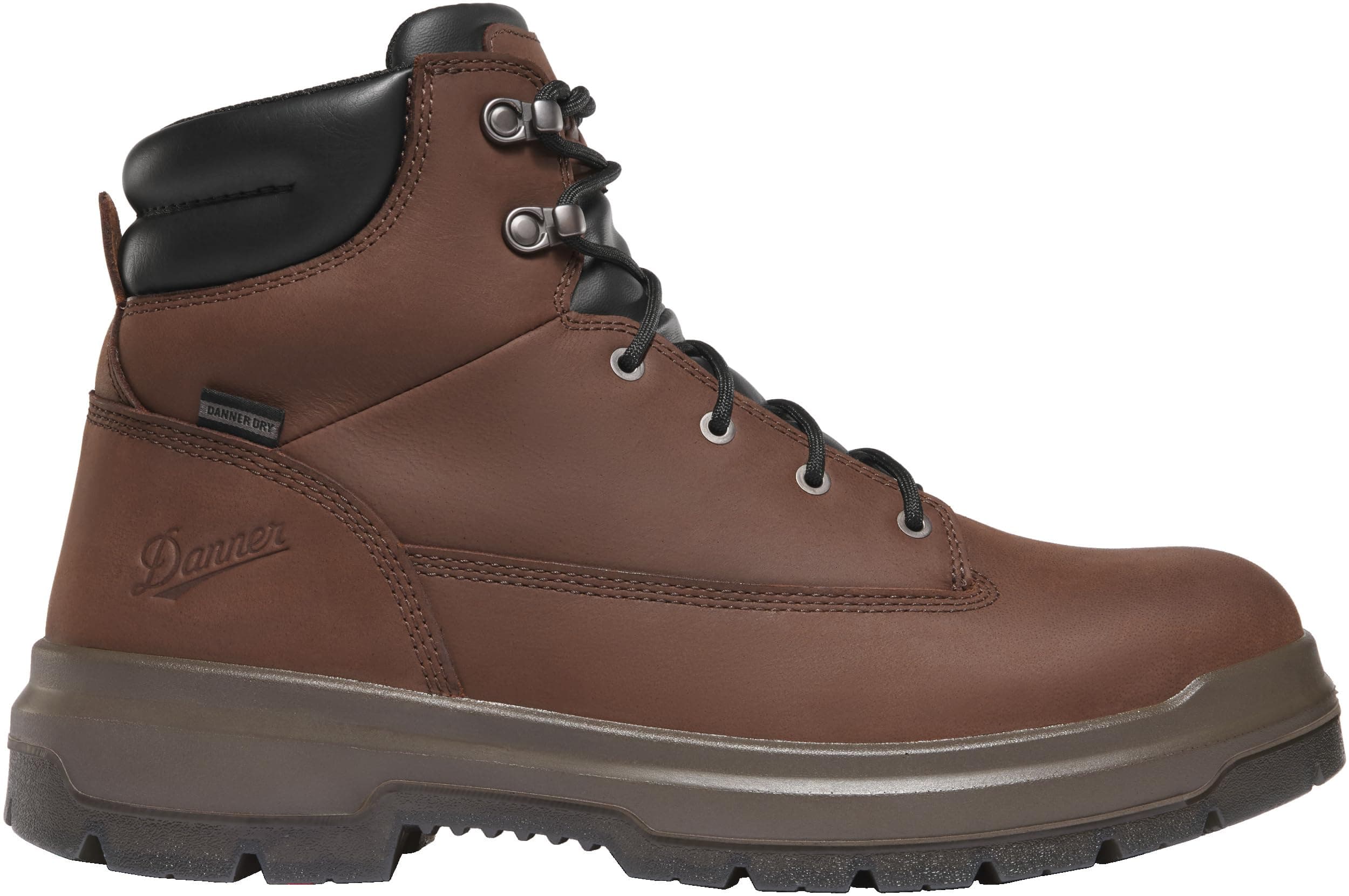 Ground Control 6" Work Boots for Men's - Full Grain Leather Waterproof Plain Toe Durable…