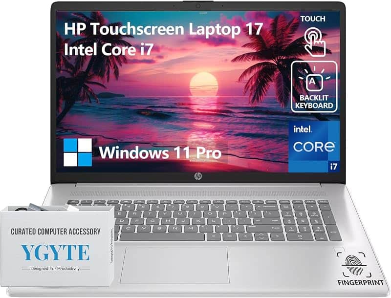 17 Inch Laptop Touchscreen Computer, 17.3 HD+ Touch Screen Business Laptop, Intel 10-Core…