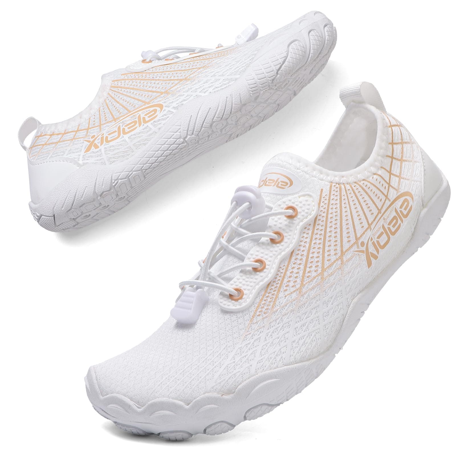 Water Shoes for Men and Women, Barefoot Aqua Socks, Wide Fit Beach Swimming Pool Shoes, A…