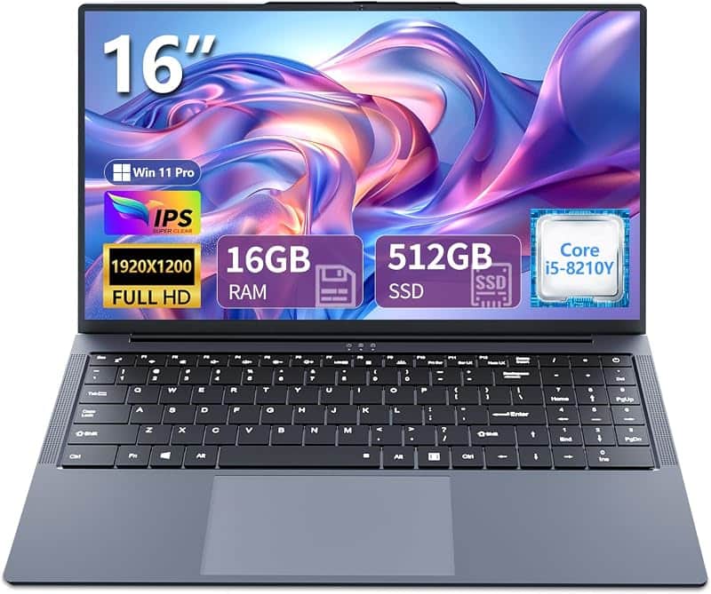 Gaming Laptop i5, 16 inch Laptop Computer Up to 3.60GHz, 2026 Laptop Computers with 16GB…
