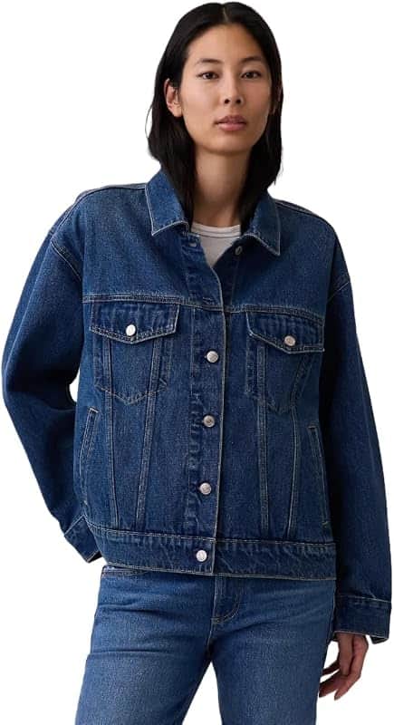 womens Oversized Icon Denim Jacket