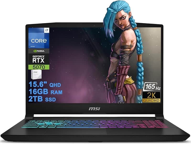 MSI Katana 15 HX Gaming Laptop 15.6" QHD 2560x1440 165Hz 100% DCI-P3 Intel 16-core i7-146…