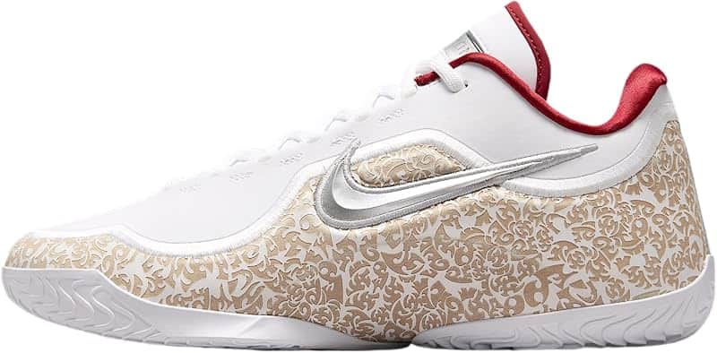 Lebron XXIII Basketball Shoes (White/Team Red/Metallic Silver)