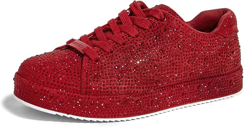 Women's Platform Rhinestone Sneakers