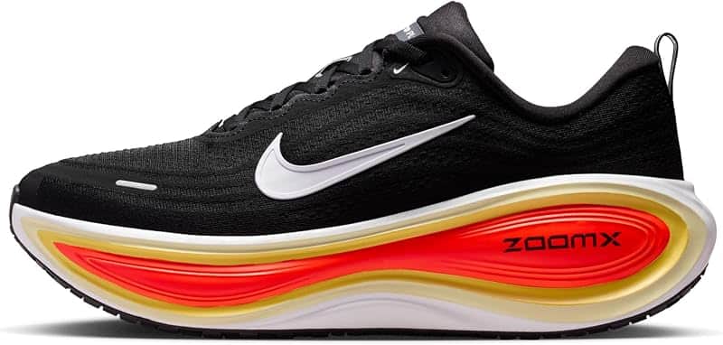 Vomero Plus Men's Road Running Shoes (Black/Bright Crimson/Sail/White)