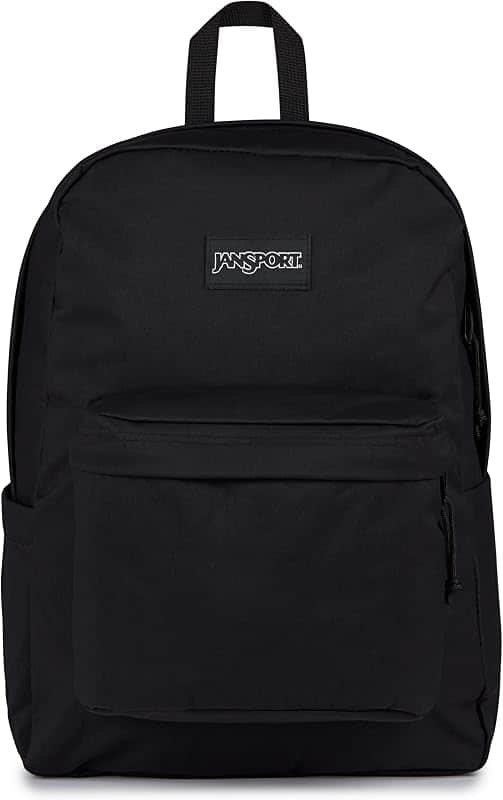 Superbreak Plus FX Backpack - Work, Travel, or Laptop Bag with Water Bottle Pocket - Black