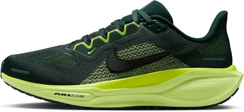 Pegasus 41 Women's Road Running Shoes (Seaweed/Cyber/Light Lemon Twist/Black)