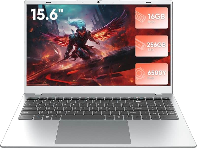 2026 New Laptop, 16GB RAM 256GB SSD 15.6" Laptop Computer, 6500Y Processor (up to 3.4GHz,…