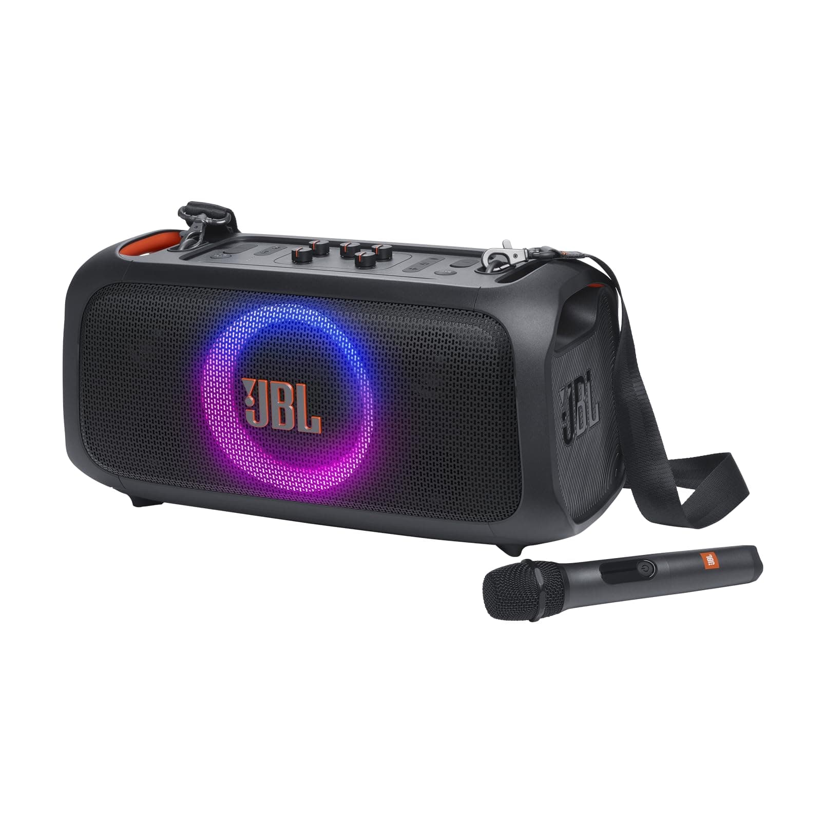 PartyBox On-the-Go Essential - Portable Party Speaker - Black | Amazing JBL Pro Sound, Sy…
