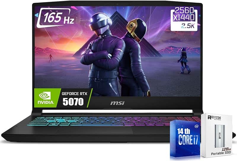 Katana HX Gaming Laptop, 15.6” 165Hz QHD IPS Display, 16-core i7-14650HX (>i9-12900H, UP…