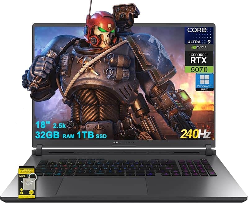 ROG Strix G18 G815 Gaming AI Laptop 18" 2560x1600 240Hz (100% DCI-P3) Intel 24-core Ultra…