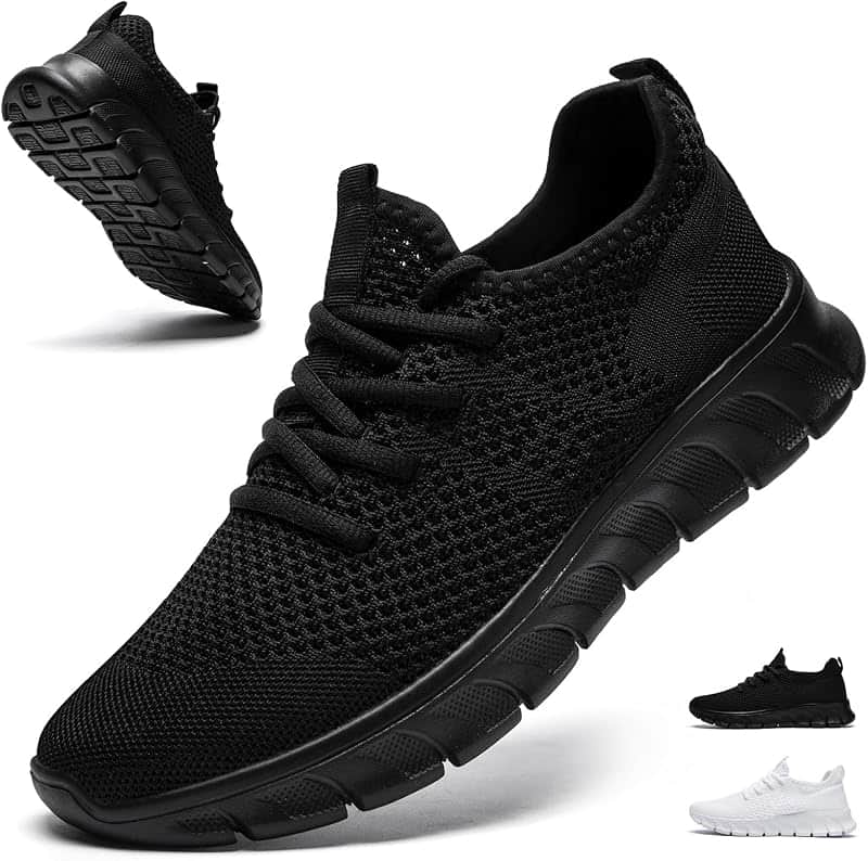 Womens Running Shoes Tennis Sneakers Slip on Walking Gym Work Shoe Non Slip