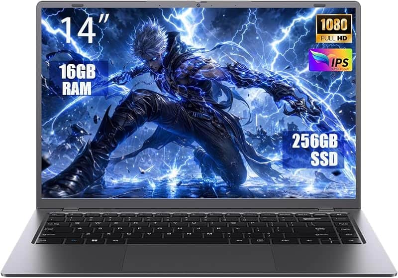 CUBIBUC 14 Inch Laptop Computer, Pentium 6500Y Processor (Up to 3.4GHz), 16GB RAM 256GB S…