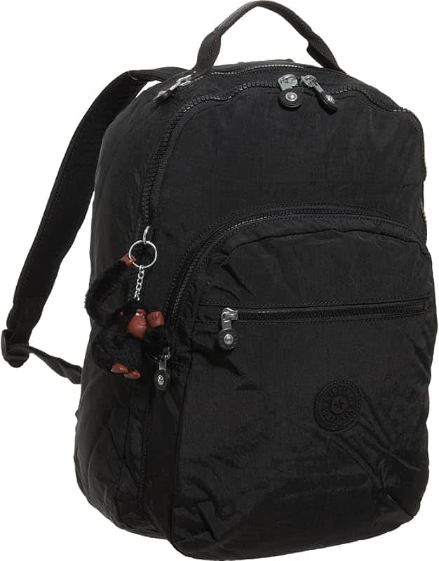 Seoul Go Laptop, Padded, Adjustable Backpack Straps, Zip Closure (One Size, Black Tonal)