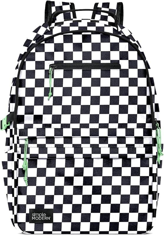 Kids Backpack for School | 25L Laptop Backpack | Checkered