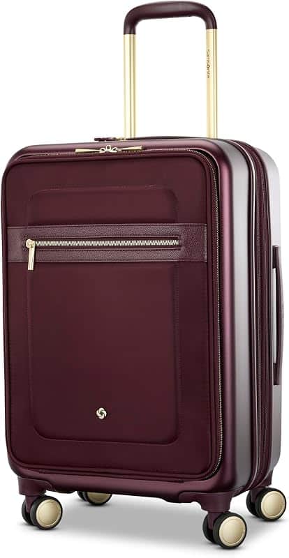 Mobile Solutions 2 Carry-On Luggage, Expandable Spinner Suitcase with Laptop Compartment,…