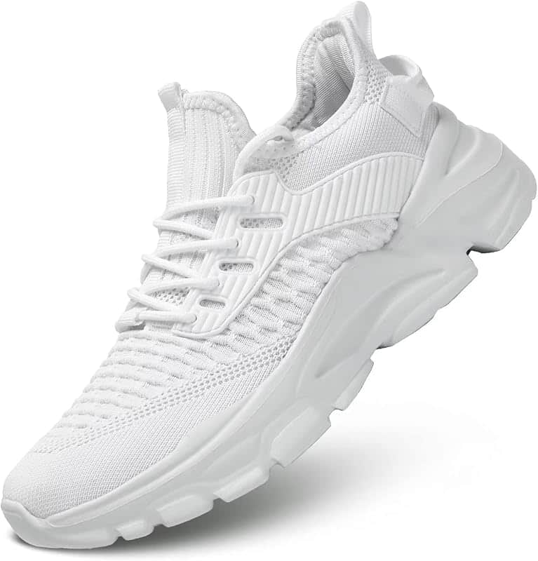 Men's Running Shoes, Non Slip, Breathable, Lightweight Fashion Sneakers, Slip Resistant A…