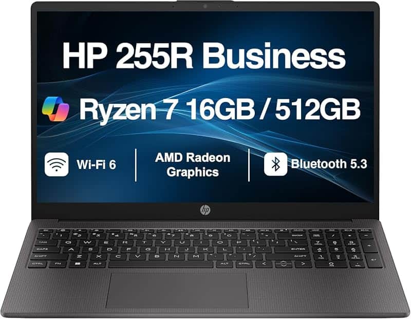 255R G10 15.6" FHD Business Laptop, AMD Ryzen 7 7735U 16GB RAM 512GB SSD