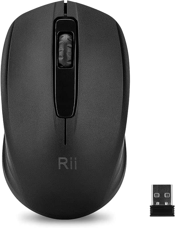 Rii Wireless Mouse, 2.4G Portable Computer Mice | For PC, Laptop, Windows, Office Include…