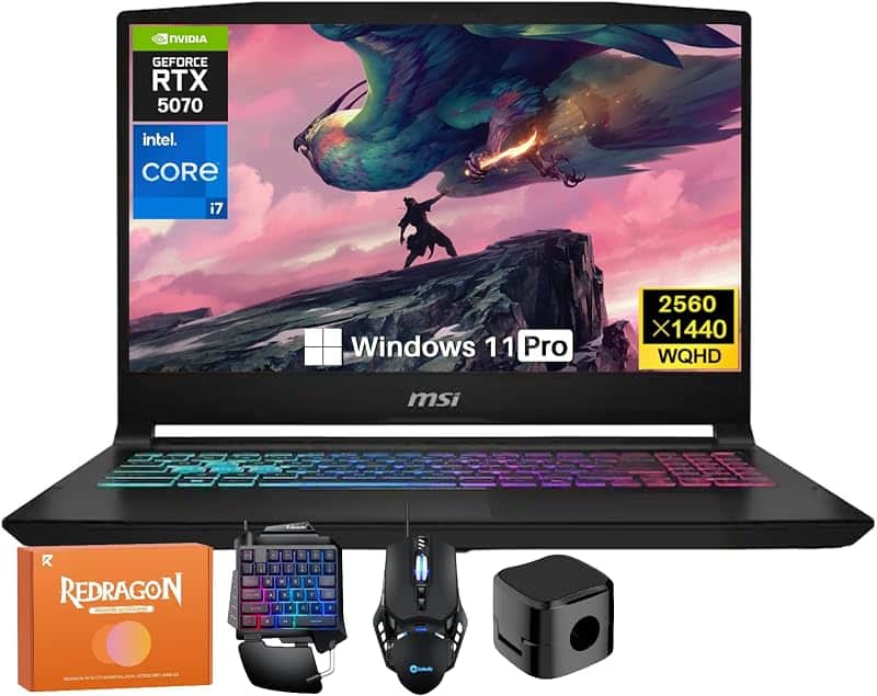 Katana 15HX Gaming Laptop, NVIDIA GeForce RTX 5070 8GB GDDR7, 14th Gen Intel Core i7-1465…