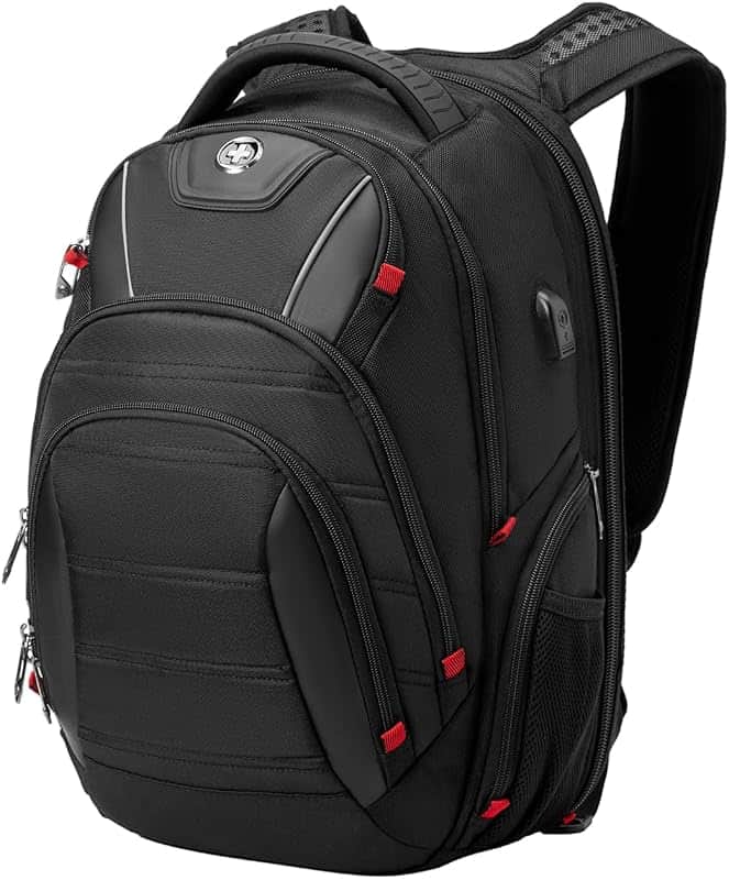 Design Travel Laptop Backpack for Men with TSA Friendly J14-BR | Tech Backpack, Carry-On…