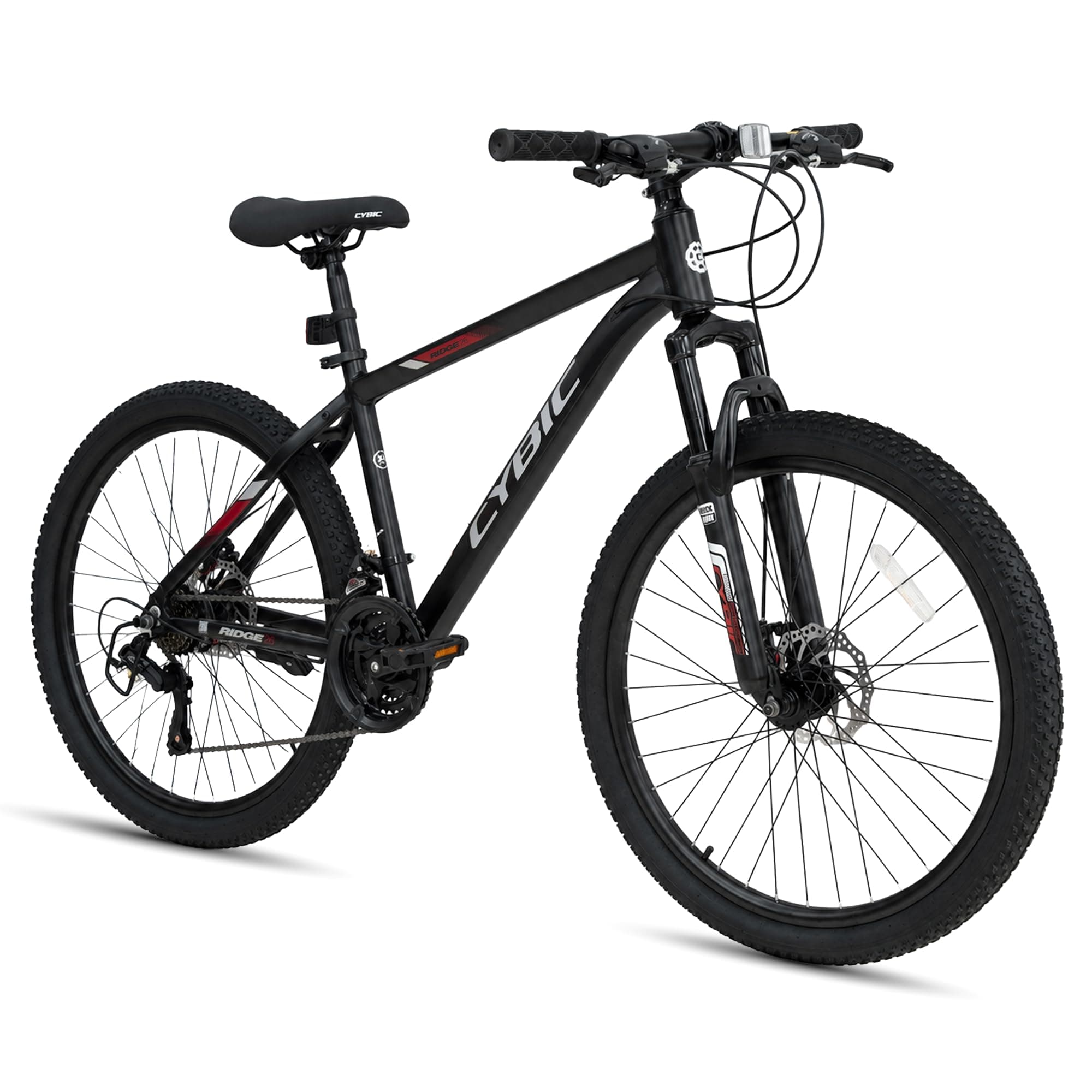 CYBIC 26" Mountain Bike for Men Women - Aluminum 21-Speed Disc Brake