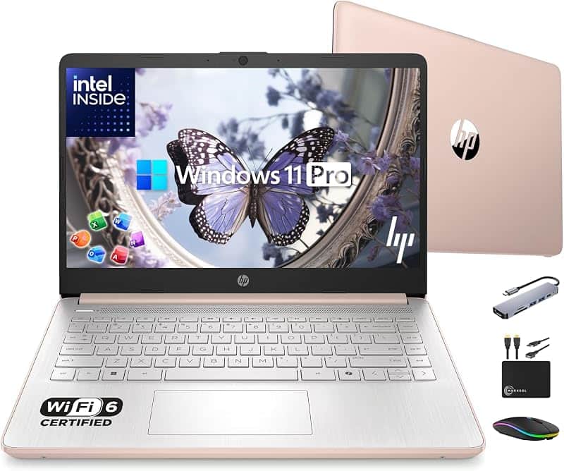 14" Laptop Thin and Light for 2026 Student Business with Office Suite, Copilot AI, Intel…