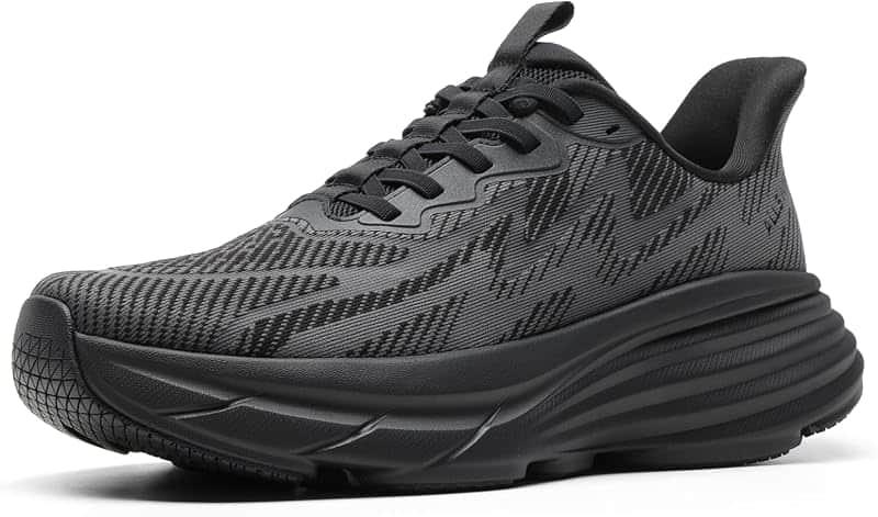 ALLSWIFIT Men's Slip On Walking Shoes Running Tennis Sneakers | Hands-Free, Cushion, Non-…
