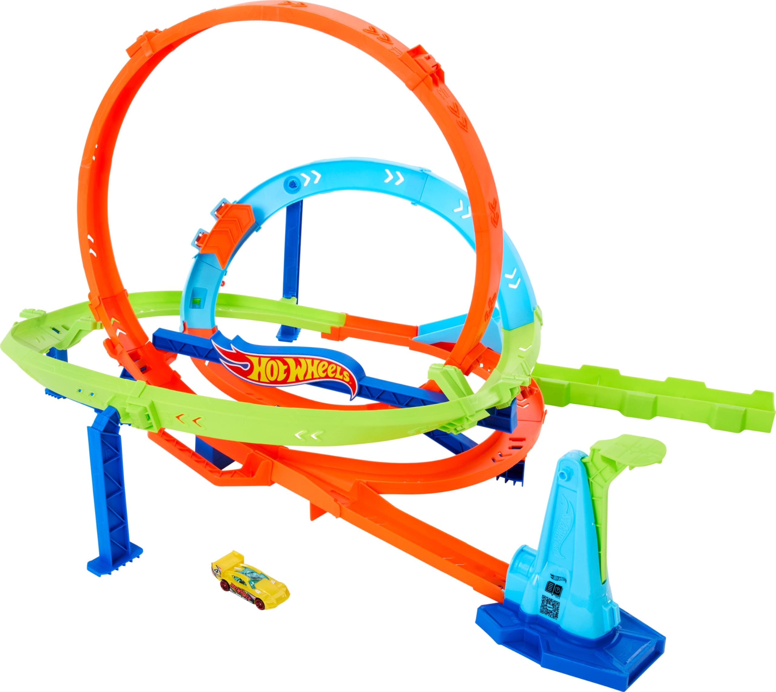 Action Loop Cyclone Challenge Track Set & Toy Car