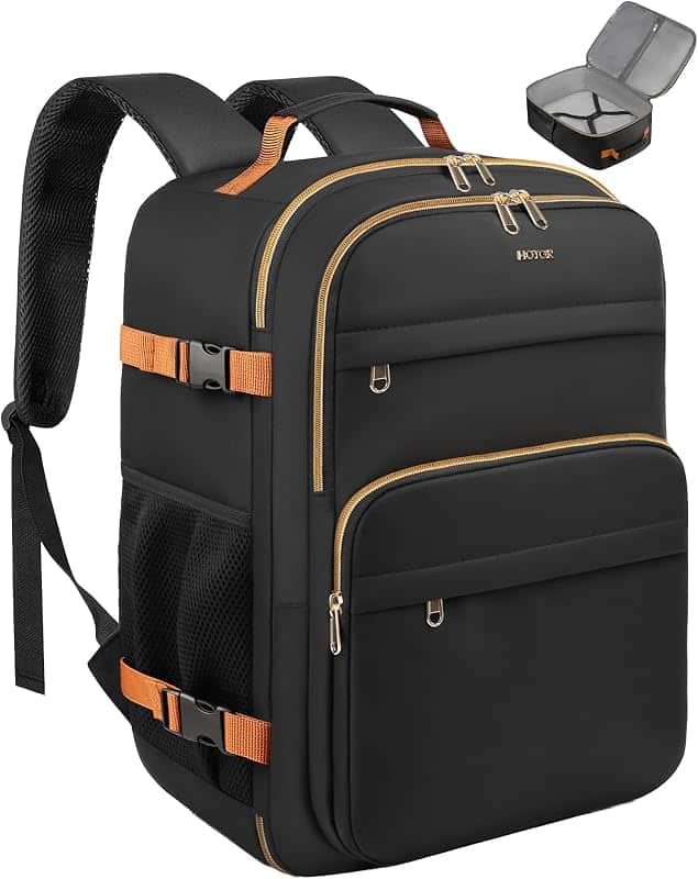 HOTOR Travel Backpack Women Flight Approved Carry on Bag | 15.6inch Laptop Computer Bag F…