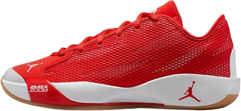 Luka 77 Basketball Shoes (Chile Red/Gum Light Brown/White)