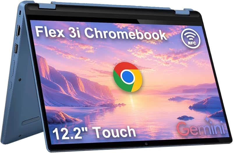 IdeaPad Flex 3i Chromebook 12.2" 2-in-1 Laptop, Intel N100, 4GB DDR5
