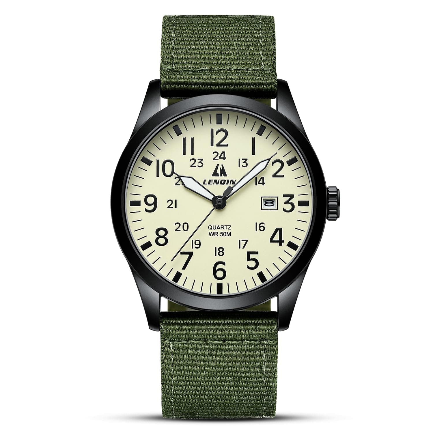Mens Watches Military Sport Analog Quartz Watch for Men