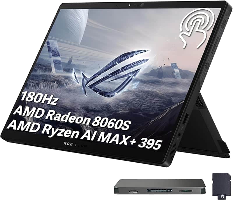 ROG Flow Z13 13.4" 180Hz WQXGA 2-in-1 Touchscreen Gaming Laptop, Ryzen AI MAX+ 395, 64GB…