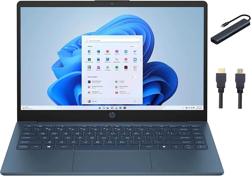 Stream 14 inch HD Business Laptop, Intel Celeron N150, 4GB DDR4 RAM, 128GB eMMC, Intel UH…