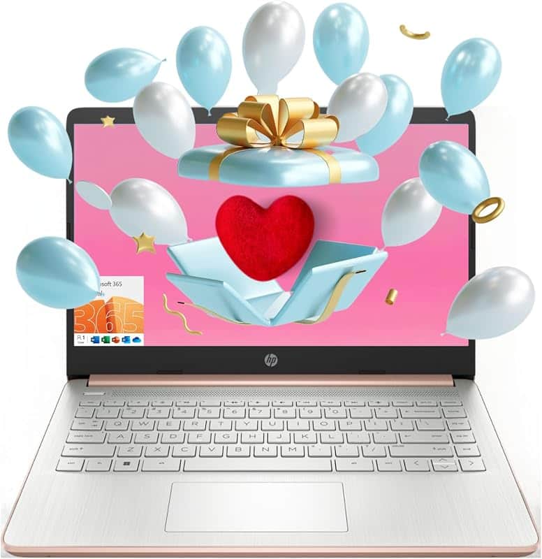 Essential Laptop, 14" HD Display, Intel Celeron N4120, 4GB RAM, 64GB eMMC, Webcam, HDMI,…