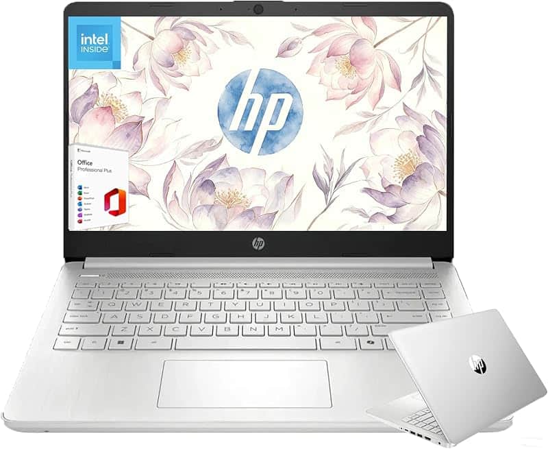 Customized HP 14" HD Laptop, 4GB|128GB, 1-Year Office 365, Intel 4-Core CPU | Windows 11…
