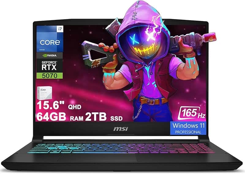 Katana 15 HX Gaming Laptop 15.6" QHD IPS 165Hz (100% DCI-P3) Intel 16-core i7-14650HX (>i…