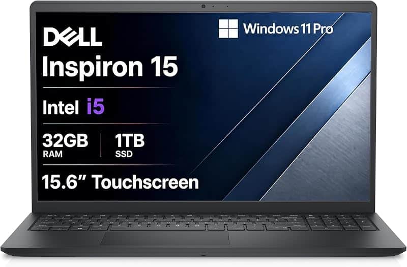 Inspiron 15 Laptop, 15.6" Touchscreen, Intel Core i5-1334U, 32GB/1TB