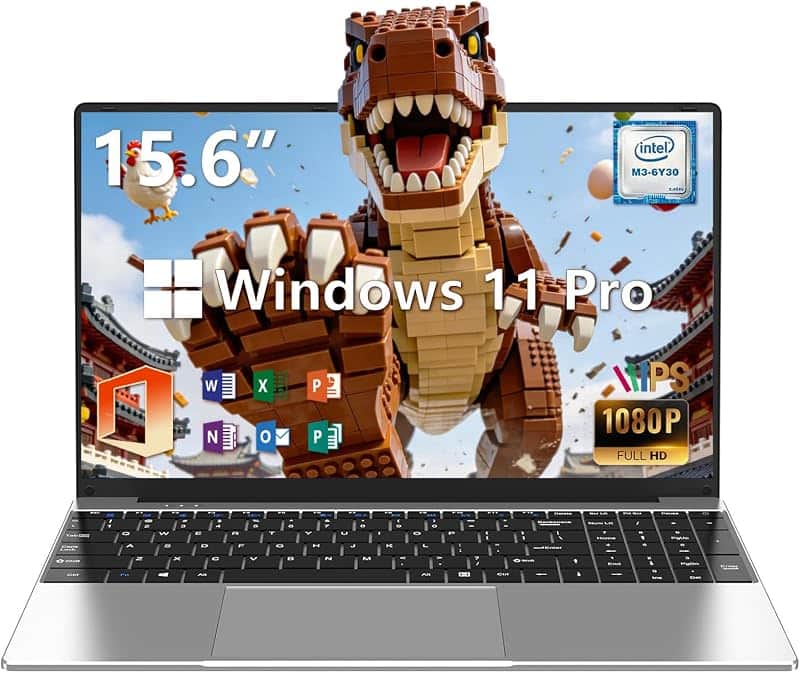 2026 Slim Business Laptop with Office 365 & Windows 11 Pro, 2-Year Warranty