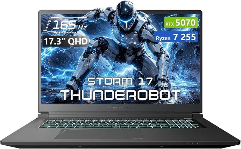 Storm 17.3" RTX 5070 Ryzen 7-255 32GB DDR5 1TB Gaming Laptop