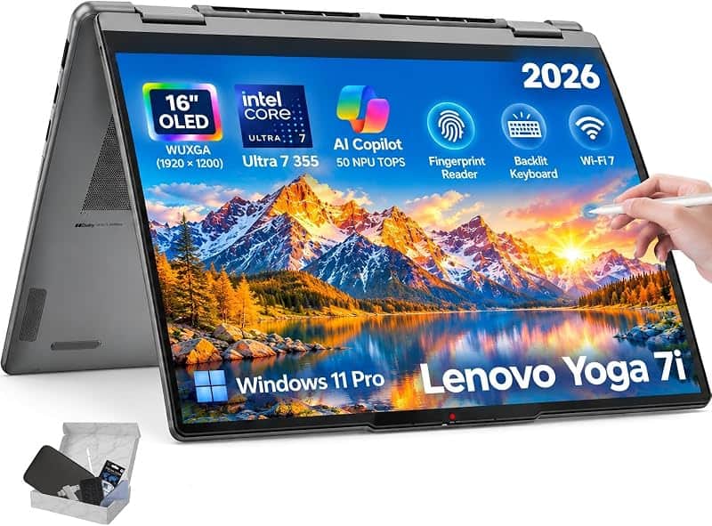 Yoga 7i 2-in-1 Touchscreen Laptop, Ultra 7 355, 24GB RAM 1TB SSD