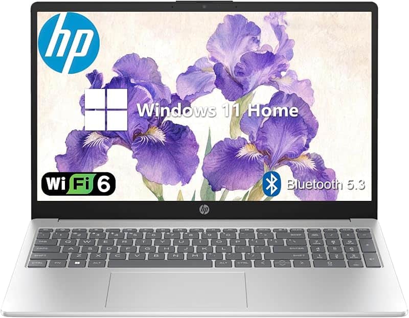 Ripakiya HP 15.6" FHD Laptop for Daily School and Home, Customized 8GB DDR4 RAM, 256GB SS…