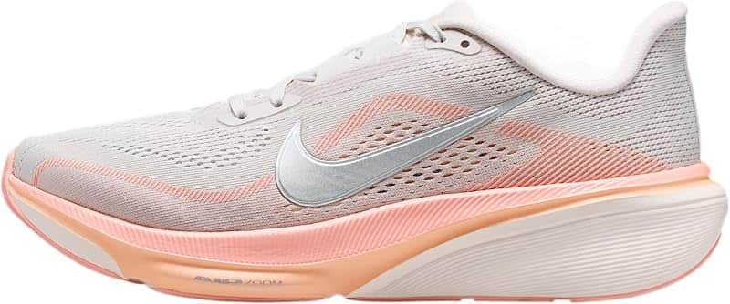 Pegasus 42 Women's Road Running Shoes (Light Bone/Arctic Orange/Chalk/Metallic Silver)